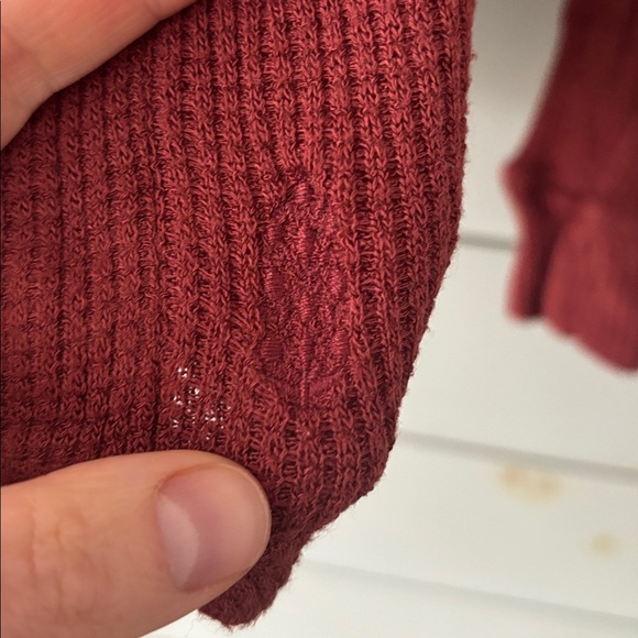 Free People Movement Waffle Knit Half-Zip Pullover — XS - Picture 4 of 6